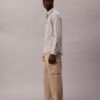 Pantalon cargo droit en Cotton Stretch Pantalon cargo droit en Cotton Stretch