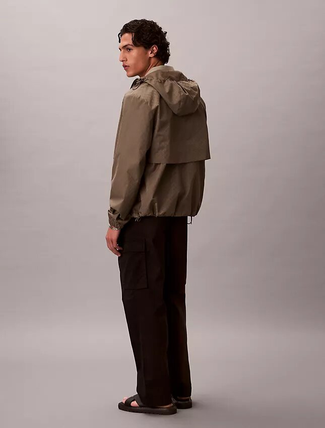 Pantalon cargo droit en Cotton Stretch Pantalon cargo droit en Cotton Stretch