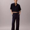 Pantalon cargo en coton et lyocell à enfiler Pantalon cargo en coton et lyocell à enfiler