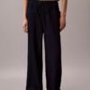 Pantalon cargo en coton et lyocell à enfiler Pantalon cargo en coton et lyocell à enfiler