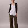 Pantalon cargo en sergé doux Pantalon cargo en sergé doux