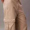Pantalon cargo en sergé doux Pantalon cargo en sergé doux