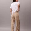 Pantalon cargo en sergé doux Pantalon cargo en sergé doux