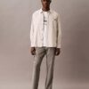 Pantalon cargo à jambes droites en mélange de lyocell, délavé Pantalon cargo à jambes droites en mélange de lyocell, délavé