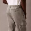 Pantalon cargo à jambes droites en mélange de lyocell, délavé Pantalon cargo à jambes droites en mélange de lyocell, délavé