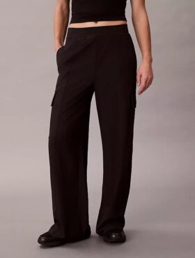 Pantalon cargo à jambes larges pour les trajets quotidiens