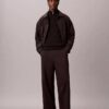 Pantalon chino ample en sergé de coton Cotton Stretch Pantalon chino ample en sergé de coton Cotton Stretch