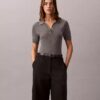 Pantalon chino court à jambes larges Pantalon chino court à jambes larges