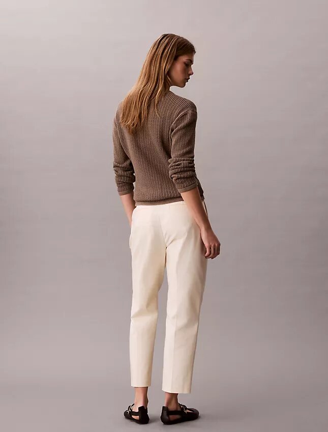 Pantalon chino droit en Cotton Stretch Pantalon chino droit en Cotton Stretch
