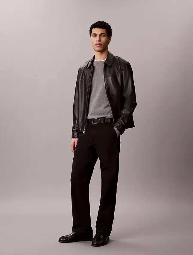 Pantalon chino droit en Cotton Stretch 90S Pantalon chino droit en Cotton Stretch 90S