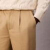 Pantalon chino droit à plis style années 90 Pantalon chino droit à plis style années 90