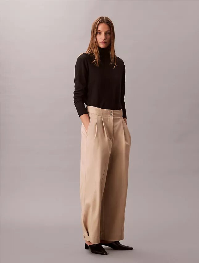 Pantalon chino à jambes larges ajustables Pantalon chino à jambes larges ajustables