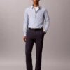 Pantalon chino slim en satin de coton Pantalon chino slim en satin de coton