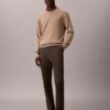 Pantalon chino slim en satin de coton Pantalon chino slim en satin de coton