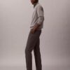 Pantalon chino slim en satin de coton Pantalon chino slim en satin de coton