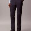 Pantalon chino slim en satin de coton Pantalon chino slim en satin de coton