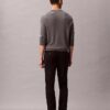 Pantalon chino slim en satin de coton Pantalon chino slim en satin de coton