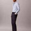Pantalon chino slim en satin de coton Pantalon chino slim en satin de coton