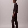 Pantalon chino slim fuselé en satin de coton Pantalon chino slim fuselé en satin de coton