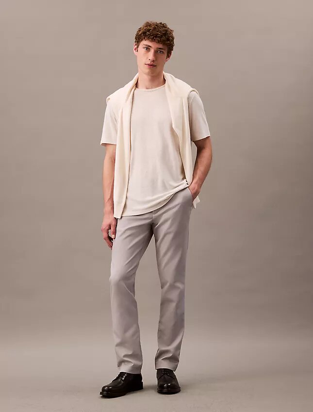 Pantalon chino stretch moderne Pantalon chino stretch moderne