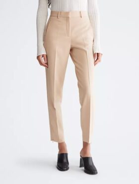 Pantalon court fuselé