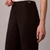 Pantalon court évasé en ponte Pantalon court évasé en ponte
