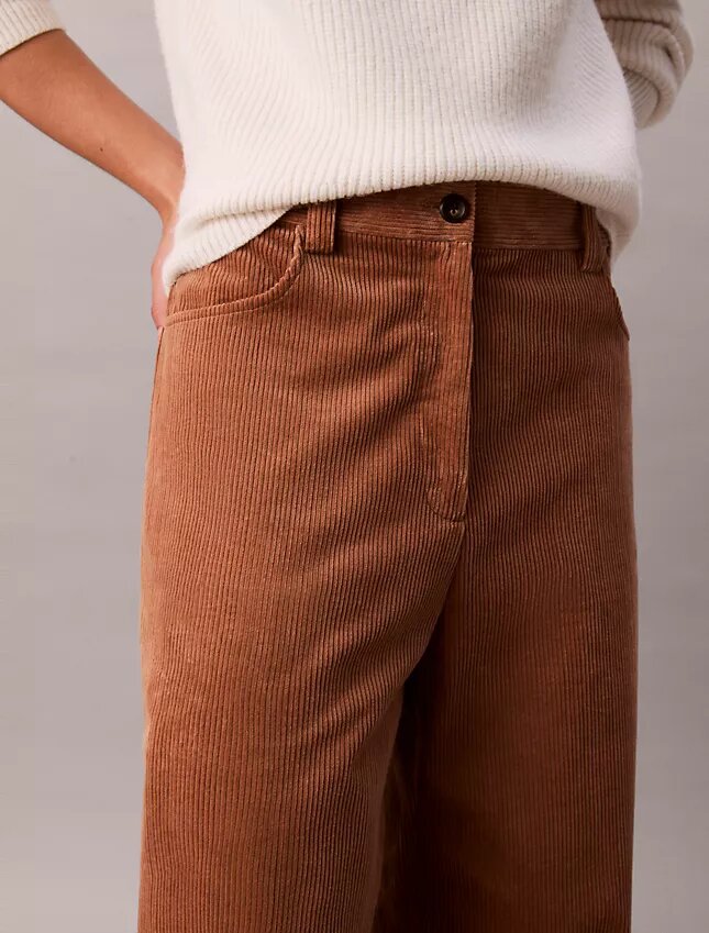 Pantalon décontracté en velours côtelé Pantalon décontracté en velours côtelé