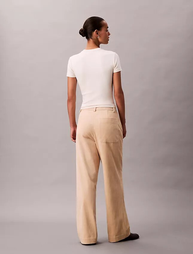 Pantalon décontracté en velours côtelé Pantalon décontracté en velours côtelé