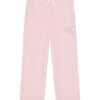 Pantalon de détente en molleton avec logo pour filles Pantalon de détente en molleton avec logo pour filles