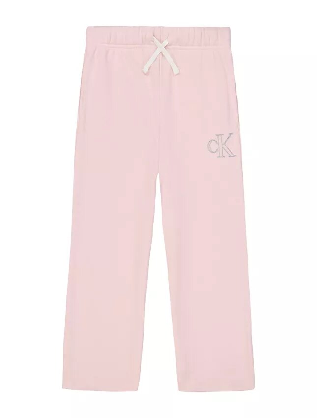 Pantalon de détente en molleton avec logo pour filles Pantalon de détente en molleton avec logo pour filles
