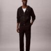 Pantalon de jogging avec patch Monogram en molleton Pantalon de jogging avec patch Monogram en molleton