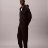Pantalon de jogging avec patch Monogram en molleton Pantalon de jogging avec patch Monogram en molleton