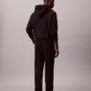 Pantalon de jogging avec patch Monogram en molleton Pantalon de jogging avec patch Monogram en molleton