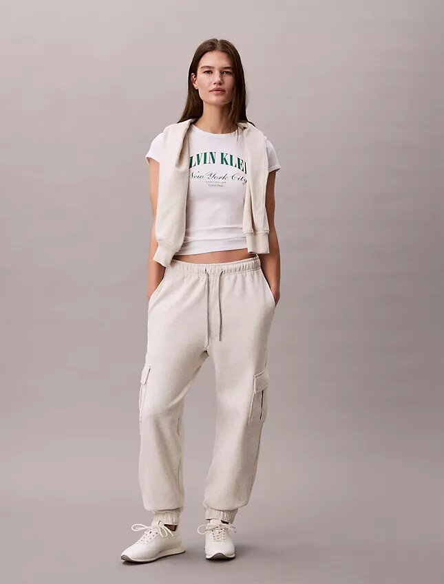 Pantalon de jogging cargo en molleton Monogram Pantalon de jogging cargo en molleton Monogram