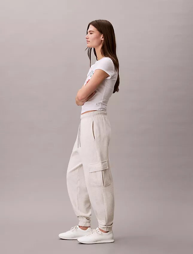 Pantalon de jogging cargo en molleton Monogram Pantalon de jogging cargo en molleton Monogram