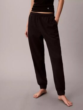 Pantalon de jogging de nuit en coton éponge mélangé