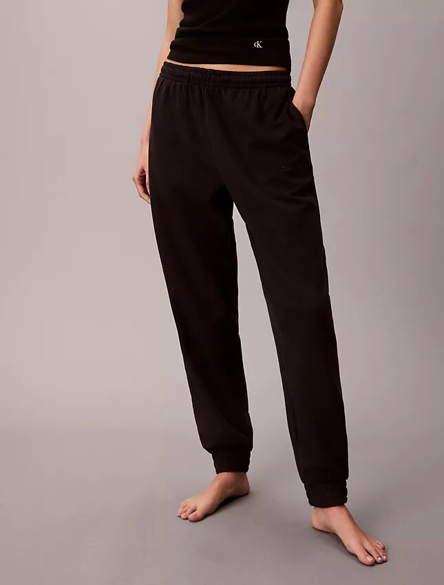 Pantalon de jogging de nuit en coton éponge mélangé Pantalon de jogging de nuit en coton éponge mélangé