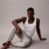 Pantalon de jogging de nuit en Cotton Stretch Icon