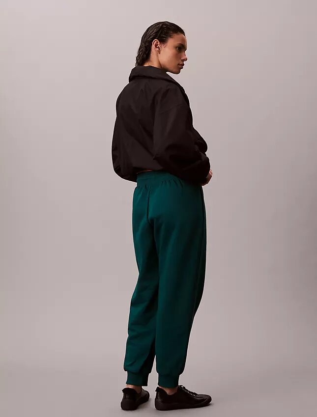 Pantalon de jogging en molleton avec logo imprimé Pantalon de jogging en molleton avec logo imprimé