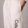 Pantalon de jogging en molleton avec logo imprimé Pantalon de jogging en molleton avec logo imprimé