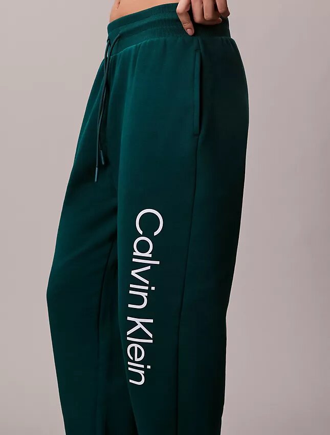 Pantalon de jogging en molleton avec logo imprimé Pantalon de jogging en molleton avec logo imprimé