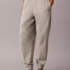 Pantalon de jogging en molleton de coton mélangé Pantalon de jogging en molleton de coton mélangé