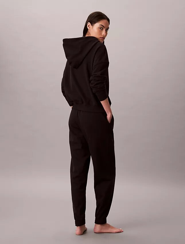 Pantalon de jogging en molleton de coton mélangé Pantalon de jogging en molleton de coton mélangé