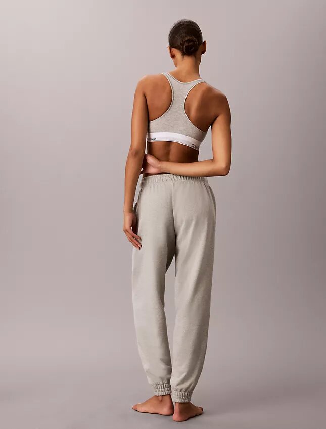 Pantalon de jogging en molleton de coton mélangé Pantalon de jogging en molleton de coton mélangé