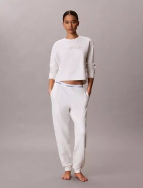 Pantalon de jogging en tissu éponge moderne