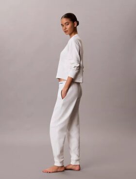 Pantalon de jogging en tissu éponge moderne