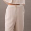 Pantalon de nuit en viscose tissée Pantalon de nuit en viscose tissée