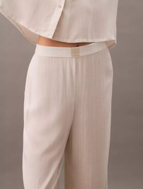 Pantalon de nuit en viscose tissée