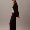 Pantalon de nuit en viscose tissée Pantalon de nuit en viscose tissée