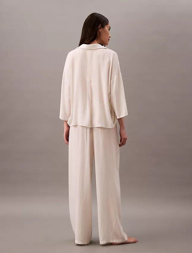 Pantalon de nuit en viscose tissée Pantalon de nuit en viscose tissée